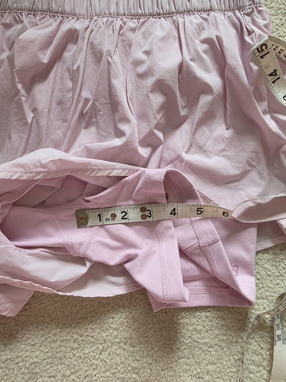 Pink Ruffle Blogilates Shorts - Picture 7 of 7
